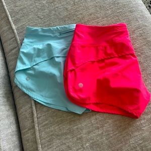 Lululemon speed up shorts size 6